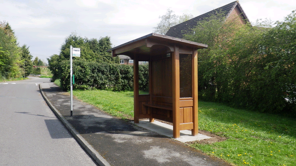 Bus Shelter in Border Road, Shottermill
